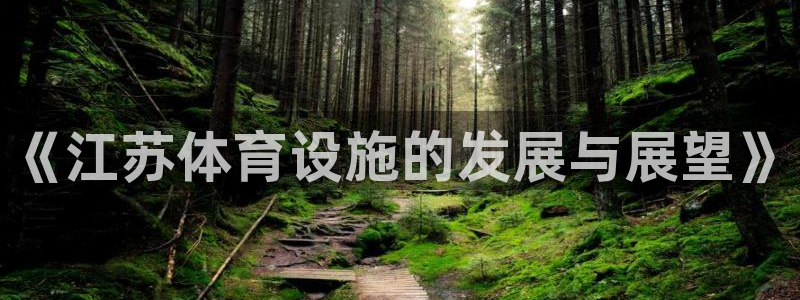 意昂4集团E.ON：《江苏体育设施的发展与展望》